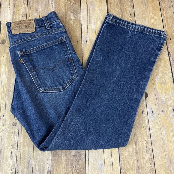 Levis 20517 0217 Orange Tab Jeans 517 Saddleman Vintage Made In USA 30X29 - Picture 1 of 10